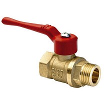 Краны латунные шаровые 11Б27п1 DN 15-40 PN 40 рычаг муфта-штуцер БАЗ Standart купить в Москве | "Проконсим"