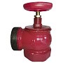Клапан пожарный чугунный DN 50-65 PN 16 угловой 90гр. КПЧМ муфта-штуцер Апогей купить в Москве | "Проконсим"
