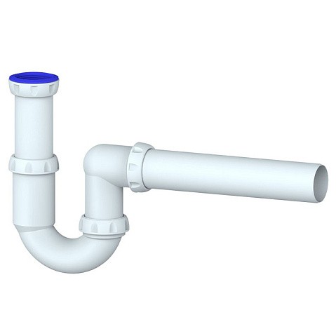Сифон для умывальника Unicorn Y415, 40х40 прямой отвод, 1 1/2'' х40 преходник 40х32 купить в Москве | "Проконсим"