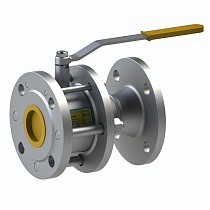 Кран стальной шаровой разборный BREEZE 11с41п, DN 50 PN 16, 180мм, полнопроходной, фланцевый с ручкой купить в Москве | "Проконсим"