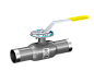 Кран стальной шаровой цельносварной  DN 80 PN 25 280мм стандартнопроходной приварной с ручкой LD Regula купить в Москве | "Проконсим"