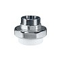 Муфта усиленная комбинированная разъёмная VALFEX 20 PN 25 G-1/2'' американка-НР белая купить в Москве | "Проконсим"