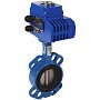 Затвор дисковый поворотный DN 250 PN 10(16) межфланцевый с диском из нержавеющей стали уплотнение-EPDM электропривод Э.Н-ЧФ-600 СИБЗТА купить в Москве | "Проконсим"