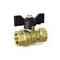 Кран латунный шаровой DN 15 PN 16 под манометр G1/2''-М20х1,5'' муфта-муфта бабочка LD Pride 44.340.15.20 купить в Москве | "Проконсим"