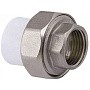 Муфта комбинированная ПП 40-1 1/4'' PN 25 разъёмная с внутренней резьбой белая PlasticPro