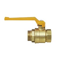 Краны латунные шаровые газовые 11Б27п DN 15-40 PN 40 рычаг муфта-штуцер БАЗ А11.0 купить в Москве | "Проконсим"