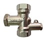 Клапан латунный MVI BL.110.05, DN 20 PN 10, балансировочный, Kvs 3,35 м3/ч, никелированный, муфта-муфта купить в Москве | "Проконсим"