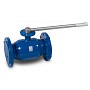 Кран стальной шаровой цельносварной TEMPER КШ.Ц.Ф, DN 200 PN 16, 450мм, стандартнопроходной, фланцевый с ручкой купить в Москве | "Проконсим"