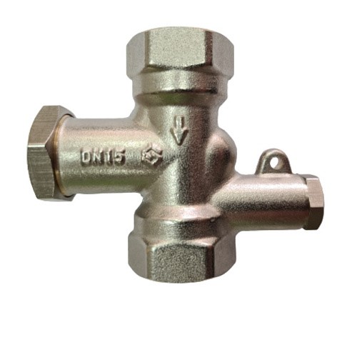 Клапан латунный MVI BL.110.05, DN 20 PN 10, балансировочный, Kvs 3,35 м3/ч, никелированный, муфта-муфта купить в Москве | "Проконсим"