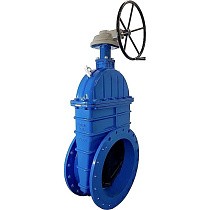 Задвижки чугунные 30ч539р DN 200-1200 PN 10-10(16) с обрезиненным клином с редуктором СИБЗТА