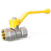Краны латунные шаровые газовые DN 15-50 PN 25-40 никелированные рычаг муфта-муфта LD Pride GAS купить в Москве | "Проконсим"