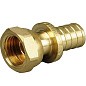 Муфта латунная для PEX труб 20-3/4'' PN 10 под надвижную гильзу ONE PLUS купить в Москве | "Проконсим"