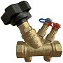 Клапаны балансировочные латунные DN 15-50 PN 16 наклонный с измерительными ниппелями и дренажом РИДАН MVT-R купить в Москве | "Проконсим"