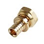 Муфта латунная для PEX труб 25-3/4'' под надвижную гильзу c накидной гайкой MVI SF.624.0605 купить в Москве | "Проконсим"