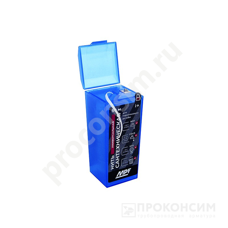 Цена [%TOWN_PRICE%].  Ожидается пополнение. Уплотнительная нить MasterProf 50м бокс (293600373) со склада Проконсим в Москве