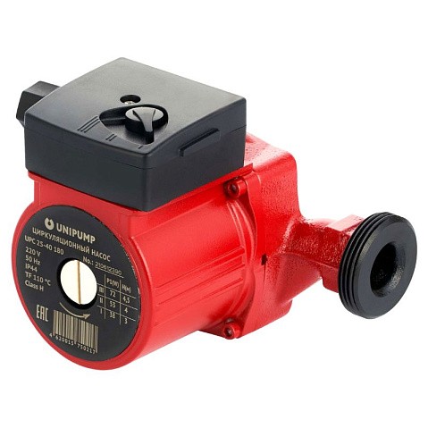 Насос циркуляционный с мокрым ротором UNIPUMP PN 10 110гр.UPC 25-60,L 180, 93Вт 1х220В 3х-скоростной резьбовой, 50058 купить в Москве | "Проконсим"