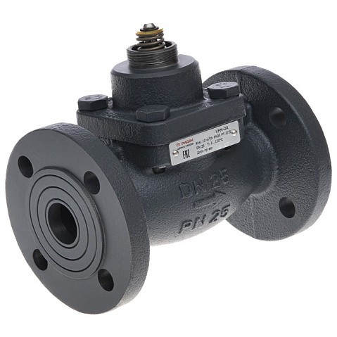 Клапан чугунный регулирующий DN 15 PN 25 под привод 1kv фланцевый до 150гр. РИДАН VFM-2R 065B3053R купить в Москве | "Проконсим"