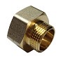 Муфта латунная никелированная DN 32-25 PN 40 муфта-штуцер переходная