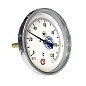 Термометр биметаллический D100 L100мм латунный 0+150/160гр.осевой купить в Москве | "Проконсим"