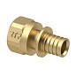 Муфта латунная для PEX труб  16-3/4''  PN 16  под надвижную гильзу с внутренней резьбой  РосТурПласт купить в Москве | "Проконсим"