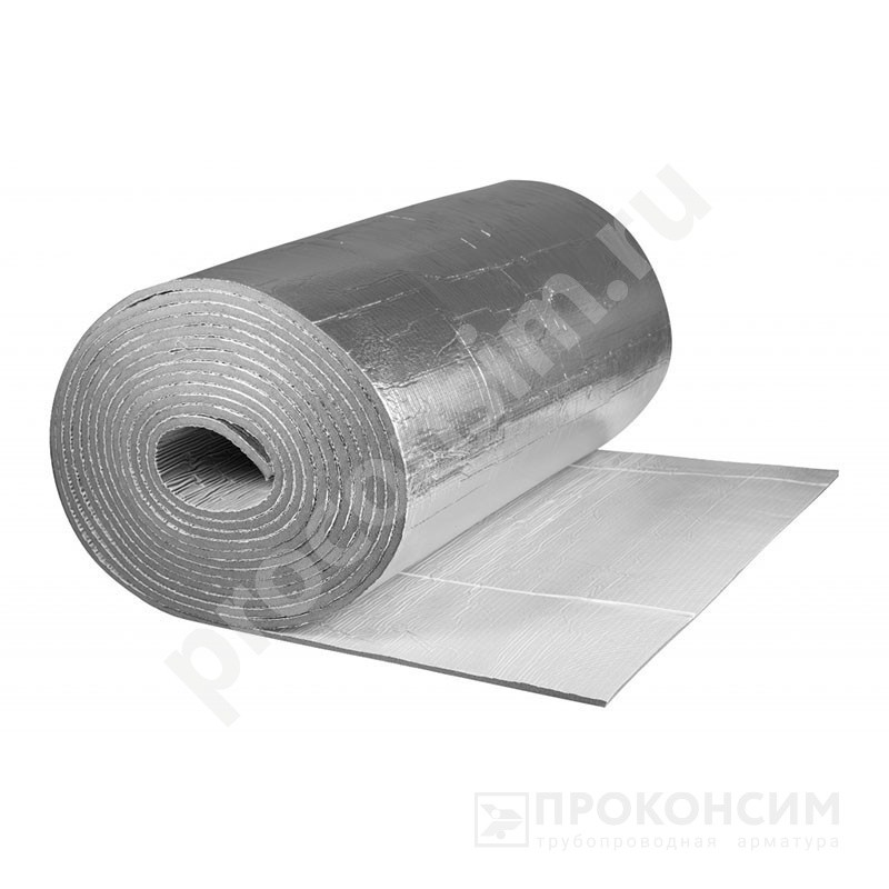 Цена 39 336 рублей с НДС.  Ожидается пополнение. Рулон теплоизоляционный  K-FLEX 10x1000-20 AIR AD METAL 80110210104MET (930027412) со склада Проконсим в Москве