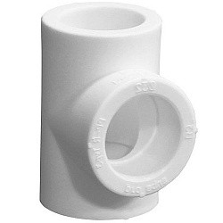 Акция! Тройник переходной ПП 32-20-32 PN 25 белый PlasticPro  (251440116) со склада Проконсим в Москве