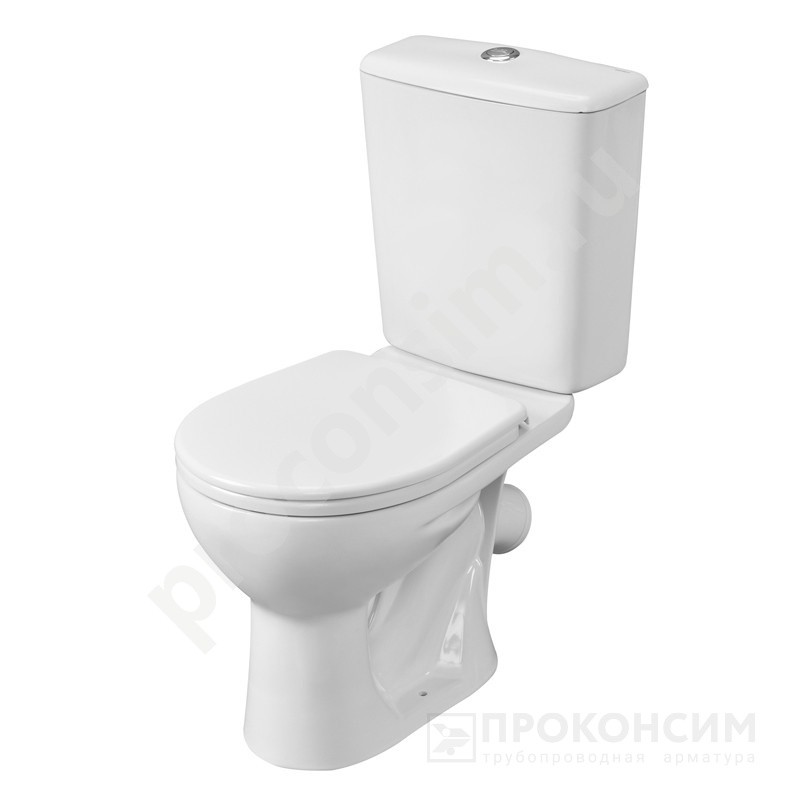 Цена по запросу.  Под заказ. Унитаз-компакт Santeri Орион косой выпуск (461100070) со склада Проконсим в Москве