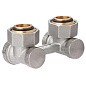 Узел нижнего подключения MVI TR.420.0505 DN 20 PN 10 угловой двухтрубный вентильного типа 20-3/4'' под евроконус, муфта купить в Москве | "Проконсим"