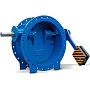 Клапаны обратные поворотные DN 100-1400 PN 16 с 2-эксцентриситетом с гидравлическим демпфером нержавеющая сталь+EPDM FAF 2280 купить в Москве | "Проконсим"
