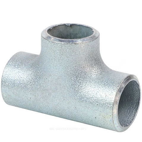 Тройник стальной Дн 219,1х6,3-114,3х3,6 (DN 200-100) переходной оцинкованный 1 исполнение ГОСТ 17376-2001 купить в Москве | "Проконсим"