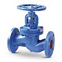 Клапан запорный (вентиль) DN 20 PN 16 фланцевый 150мм до 160гр. графитовый чугунный FAF 2100020