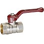Кран латунный шаровой Temper 88.В-В.112.Р DN 40 PN 25 рычаг муфта-муфта