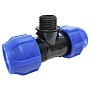 Тройник компрессионный переходной Valfex DN-25 PN-16 G-1 1/4'' НР