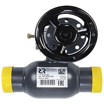 Краны стальные шаровые регулирующие DN 65-600 PN 25 цельносварные приварные с редуктором RJIP-WW РИДАН купить в Москве | "Проконсим"