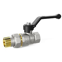 Краны латунные шаровые DN 15-32 PN 40 никелированные рычаг американка LD Pride 47.307 купить в Москве | "Проконсим"