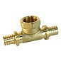 Тройник латунный для PEX труб 20-3/4''-20 PN 16 S-2,8мм под надвижную гильзу Valfex VF.432.AF купить в Москве | "Проконсим"