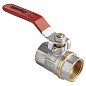 Кран латунный шаровой MVI AquaHit BV.311.04 DN 40 PN 25 рычаг муфта-муфта полнопроходной никелированный купить в Москве | "Проконсим"