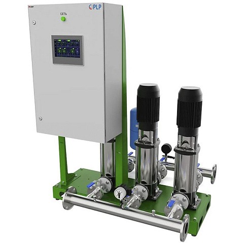 Установка повышения давления насосная PLP УПДН-2-CDM10-7-3кВт-УЧ-1 DN 65 PN 16 70гр. купить в Москве | "Проконсим"