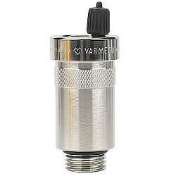  Воздухоотводчик VARMEGA VM134 O-ring DN15 PN10 вертикальный выпуск НР-1/2'' автоматический (930185101) на складе Проконсим в Москве