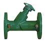 Клапан балансировочный чугунный DN 50 PN16 фланцевый ручной Kvs 42,4 м³/ч с измерительными ниппелями GALA Тип. 1216H